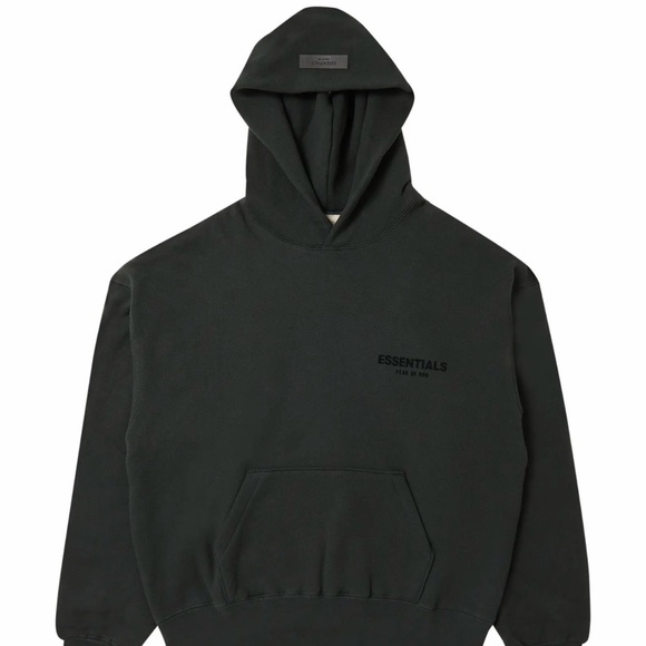 Essentials Other - Fear of God Essentials Pullover Hoodie 'Stretch Limo' Black XS